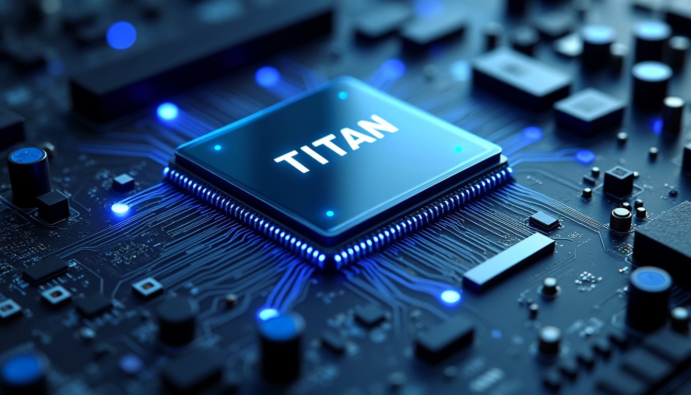 découvrez la puce de sécurité titan, conçue pour bloquer efficacement les intrusions matérielles dès le démarrage, assurant ainsi une protection renforcée de vos appareils.