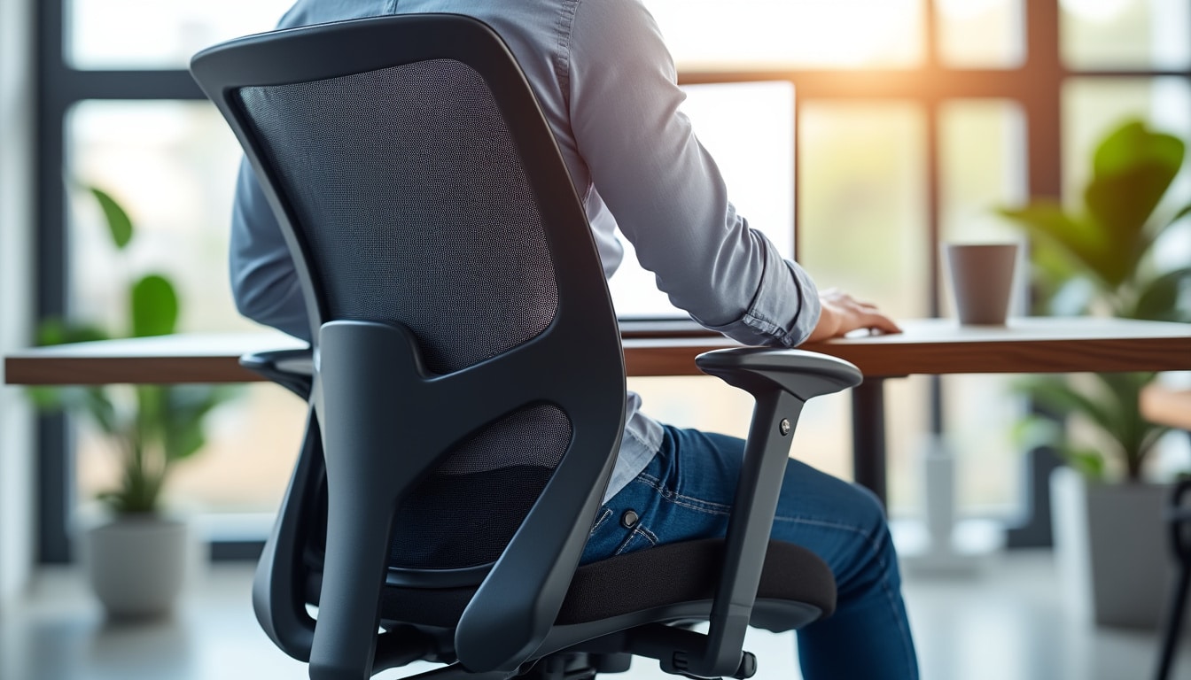 découvrez comment régler le soutien lombaire de votre chaise de bureau ergonomique pour améliorer votre posture et gagner en confort au quotidien.