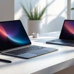 découvrez notre sélection de pc portables hybrides tablette : des modèles polyvalents pour travailler, créer et se divertir partout.